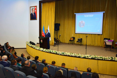 Ağstafada Ümummilli Lider Heydər Əliyevin anadan olmasının 103-cü ildönümünə həsr olunmuş  ümumrayon tədbiri keçirilib