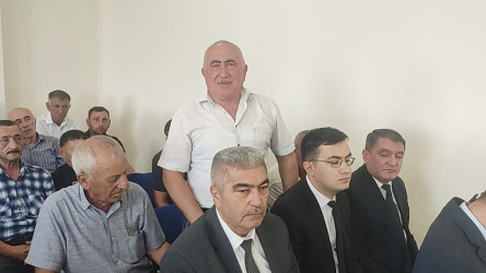 Vətəndaşların növbəti səyyar qəbulu Qıraq Kəsəmən kəndində keçirilib