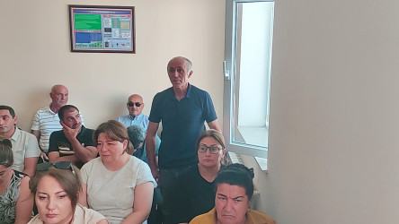 Vurğun qəsəbəsində səyyar görüş keçirildi