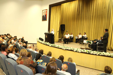 Ağstafada Əməkdar incəsənət xadimi, tanınmış şair, publisist Barat Vüsalın 75 illik yubileyi qeyd olunub