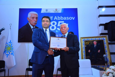 Ağstafada Yeni Azərbaycan Partiyasının veteranı Akif Abbasovun anadan olmasının 85 illik yubileyi qeyd olunub