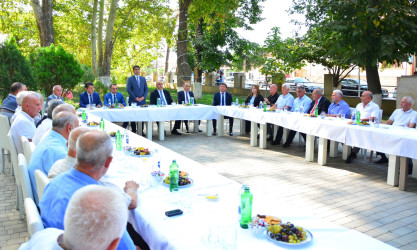 Seymur Orucov növbəti dəfə rayon ağsaqqalları ilə görüş keçirib