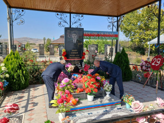 Ağstafada şəhidlərimizin məzarları ziyarət olunub, ailə üzvlərinə baş çəkilib