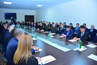 Ağstafada Ümummilli Lider Heydər Əliyevin anım gününə həsr olunmuş dəyirmi masa keçirilib