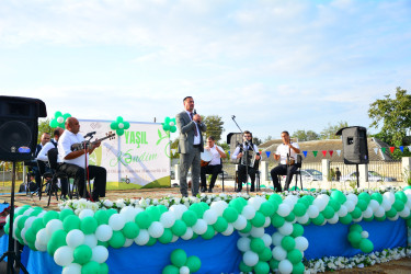 Ağstafada icra olunan “Yaşıl kəndim” layihəsi çərçivəsində ilk konsert pqroqramı ucqar Sadıqlı kəndində baş tutdu