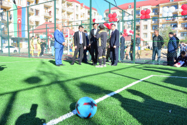 Ağstafada “Sağlam məhəllə” idman zonası istifadəyə verilib