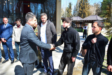 Ağstafada Novruz bayramı ərəfəsində növbəti görüş qazilər və müharibə veteranları ilə keçirilib