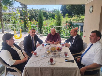 Ağstafada şəhidlərimizin məzarları ziyarət olunub, ailə üzvlərinə baş çəkilib