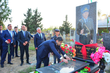 Ölkəmizin azadlığı və suverenliyi uğrunda canından keçən Vətən övladlarının əziz xatirəsi Ağstafada da dərin ehtiramla yad olunur