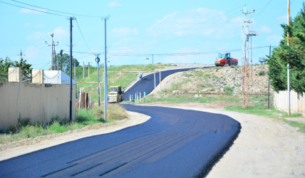 Ağstafa şəhərinin yol-nəqliyyat  infrastrukturunun davamlı yenilənməsi diqqətdə saxlanılır