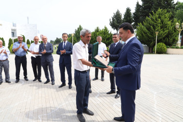 Ağstafalı meliorasiya işçiləri Su Təsərrüfatı və Meliorasiya İşçilərinin Peşə bayramını qeyd ediblər.