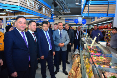 “Tamstore” marketlər şəbəkəsinin Ağstafada ilk mağazası əhalinin istifadəsinə verilib