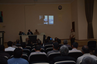 Ağstafada dinc və müharibə dövrlərində Fövqəladə hallarda davranış qaydaları mövzusunda maarifləndirici tədbir keçirilmişdir