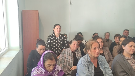 Ağstafanın Poylu kəndində vətəndaşların növbəti səyyar qəbulu keçirilib