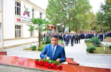 27 Sentyabr – Anım Günü Ağstafanın Şəhidlər Memorial kompleksində dərin ehtiramla qeyd olunub