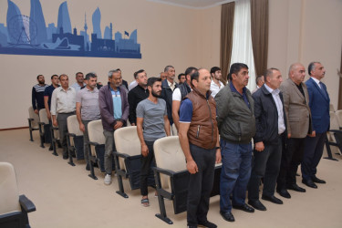 Ağstafada dinc və müharibə dövrlərində Fövqəladə hallarda davranış qaydaları mövzusunda maarifləndirici tədbir keçirilmişdir