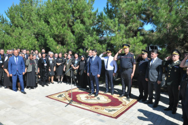 27 sentyabr Anım Günü ilə əlaqədar Ağstafanın Şəhidlər Xiyabanında ümumrayon tədbiri keçirilib