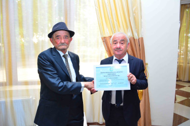 Ağstafalı qocaman şair Nəriman Mehdixanlının 90 illik yubileyi qeyd olunub