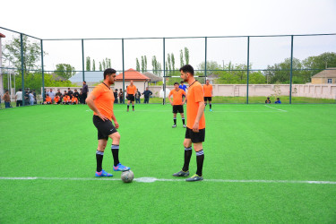 Ümummilli Lider Heydər Əliyevin anadan olmasının 102 -ci ildönümünə  həsr olunmuş Ağstafanın yerli bələdiyyə komandaları arasında minifutbol  turnirinə start verilib