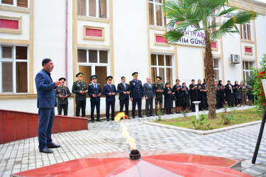 27 Sentyabr – Anım Günündə Ağstafada Şəhidlər Memorial Abidə Kompleksi ziyarət olunub