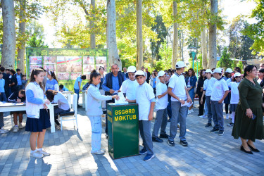 Ağstafada növbəti dəfə “Əsgərə Məktub” layihəsi çərçivəsində mərd əsgərlərimizə məktublar ünvanlanıb