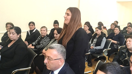 Ağstafa RİH başçısı Muğanlı kəndində vətəndaşların növbəti səyyar qəbulunu keçirib