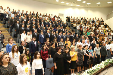 Ağstafada 15-iyun Milli Qurtuluş Gününə həsr olunmuş “Milli memarlıq ənənələri və müasir şəhərsalma: Davamlılıq və İnkişaf” mövzusunda ümumrayon tədbiri keçirilib