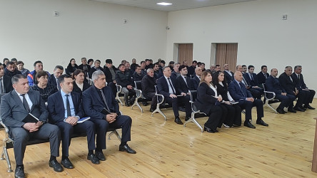 Seymur Orucov Ağstafanın Sadıqlı kəndində növbəti dəfə vətəndaşları dinləyib