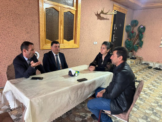 Ağstafada şəhidlərimizin məzarları ziyarət olunub, ailə üzvlərinə baş çəkilib