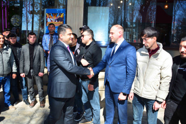 Ağstafada Novruz bayramı ərəfəsində növbəti görüş qazilər və müharibə veteranları ilə keçirilib