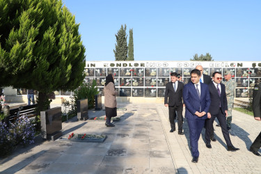 Zəfər Gününün beşinci ildönümü ərəfəsində Ağstafada da şəhidlərimizin xatirəsi dərin ehtiramla yad olunur