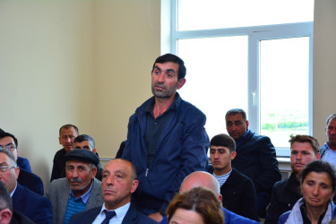 Xılxına kənd sakinləri ilə növbəti səyyar qəbul keçirilib