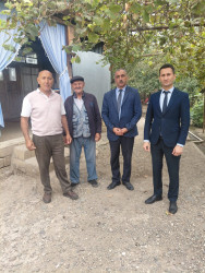 Ağstafada Vətən müharibəsi iştirakçıları və qazilər ziyarət olunub