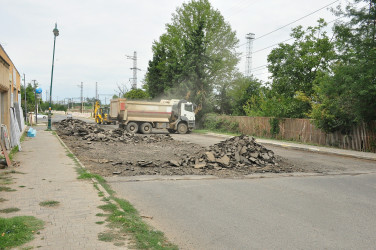 Ağstafa şəhərinin yol-nəqliyyat  infrastrukturunun davamlı yenilənməsi diqqətdə saxlanılır