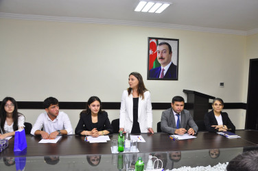 Ağstafada qəbul imtahanlarında yüksək nəticə göstərən abituriyentlərlə görüş keçirilib