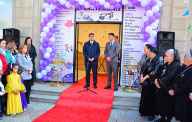 Ağstafada “1 İnci Psixoloji və Nitq Mərkəzi” sakinlərin istifadəsinə verilib