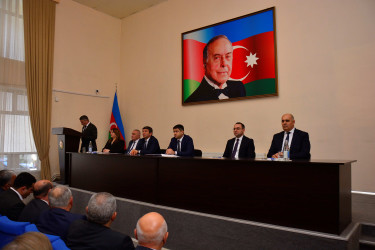 Ağstafada Şuranın növbəti iclası və qəhvəyi mərmər bağacığı ilə mübarizəyə dair tədbir keçirilib