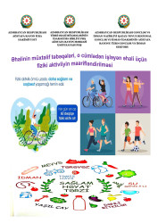 Ağstafada əhalinin müxtəlif təbəqələri, o cümlədən işləyən əhali üçün fiziki aktivliyə dair maarifləndirmə tədbirləri davam etdirilir