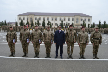 Daxili İşlər Nazirliyi Daxili Qoşunlarının yaranmasının 34-cü ildönümü Ağstafada da qeyd olunub