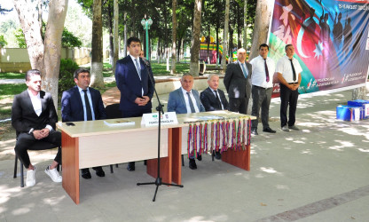 Ağstafada şəhidlərimizin xatirəsinə həsr olunmuş fudokan karate-do idman növü üzrə gənc və yeniyetmələr arasında açıq rayon birinciliyi keçirilib.