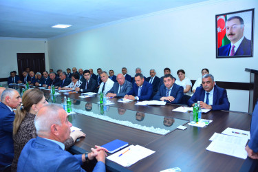 Ağstafada “Azərbaycan Respublikasında kənd təsərrüfatı, balıqçılıq və akvakultura məhsullarının istehsalı və emalı sahələrinin inkişafına dair 2026–2030-cu illər üçün Dövlət Proqramı”na həsr olunmuş toplantı keçirilib