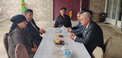 Ağstafada şəhidlərimizin məzarları ziyarət olunub, ailə üzvlərinə baş çəkilib