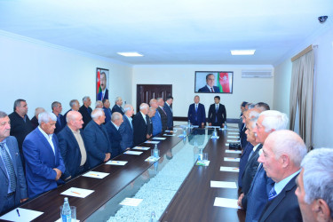 Ağstafa Rayon Ağsaqqallar Şurasının fəaliyyətinə dair hesabat konfransı keçirilib