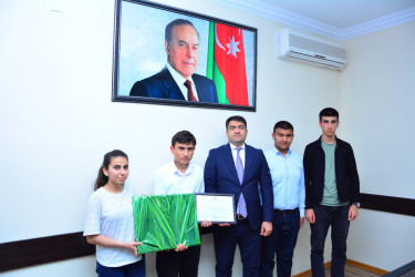 Ağtafada “Konstitusiya və Suverenlik İli” çərçivəsində keçirilən yeniyetmələrdə erkən yaşlarda elmə marağın artırılması, asudə vaxtın səmərəli təşkilinə dair məktəblərarası intellektual bilik yarışının qalibləri təltif olunublar