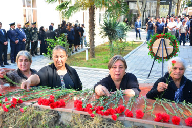 27 Sentyabr – Anım Günündə Ağstafada Şəhidlər Memorial Abidə Kompleksi ziyarət olunub