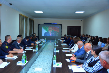 Ağstafada “Qərbi Azərbaycan İrsi” kitabının I cildinin təqdimatı keçirilib