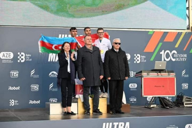 Ağstafalı atlet Ağa Əliyev ölkəmizdə ilk dəfə keçirilən 100 km məsafəyə ultramarafonda 2-ci olub