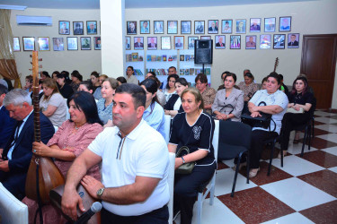 Ağstafalı qocaman şair Nəriman Mehdixanlının 90 illik yubileyi qeyd olunub