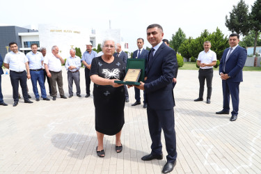 Ağstafalı meliorasiya işçiləri Su Təsərrüfatı və Meliorasiya İşçilərinin Peşə bayramını qeyd ediblər.