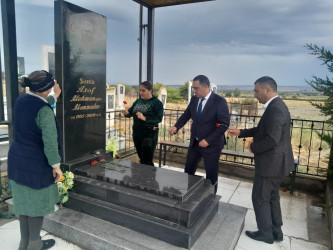 Ağstafada şəhidlərimizin məzarları ziyarət olunub, ailə üzvlərinə baş çəkilib